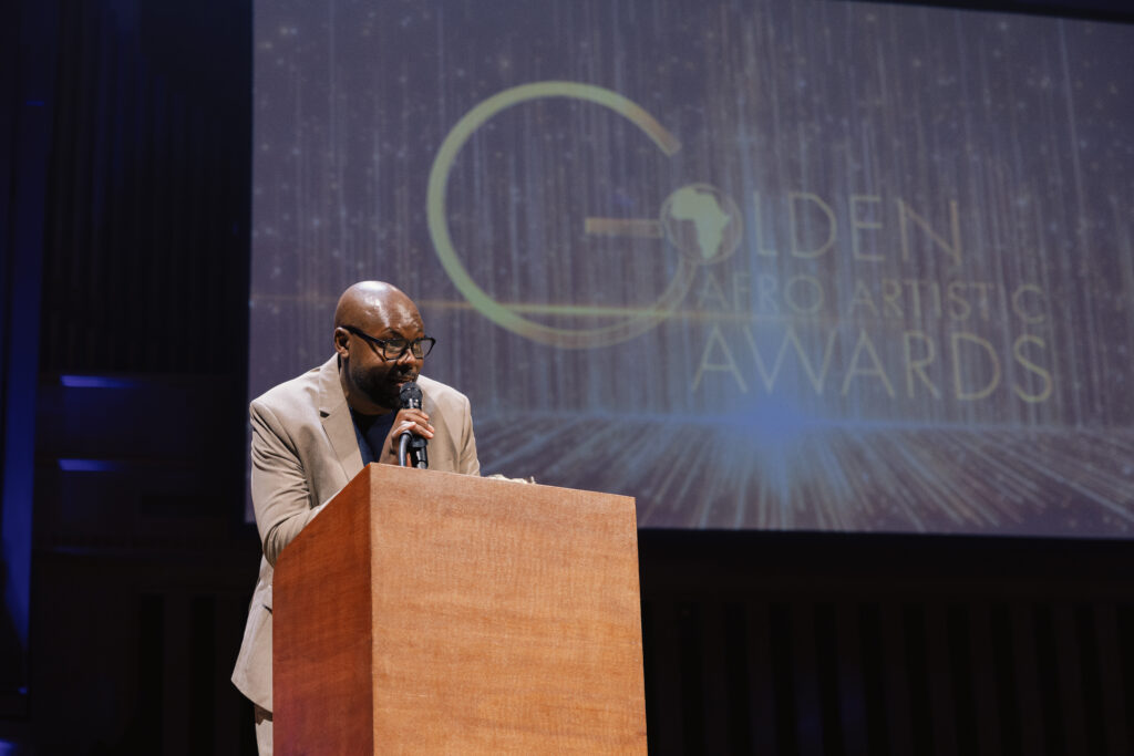 Pitcho womba aux golden afro artistic awards 2025