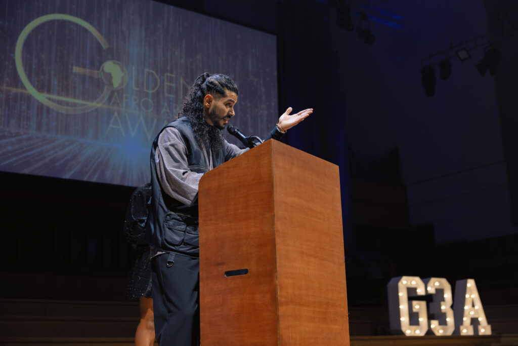 mohamed toukabri aux golden afro artistic awards 2025