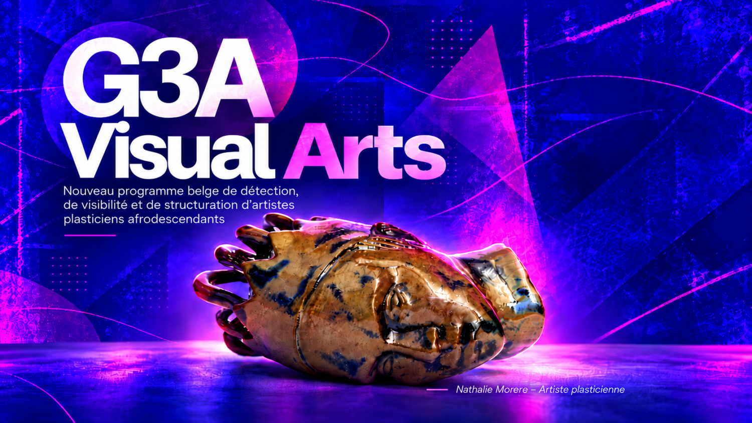 G3A Visual Arts en néons futuristes